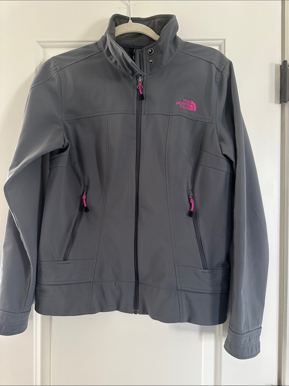 Lightweight Gray North Face Jacket